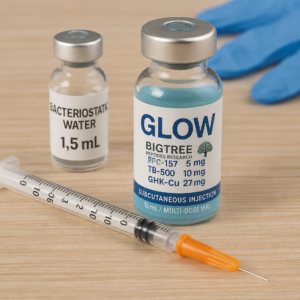 GLOW(BPC 157 10mg+GHKCU50mg+TB50010mg)